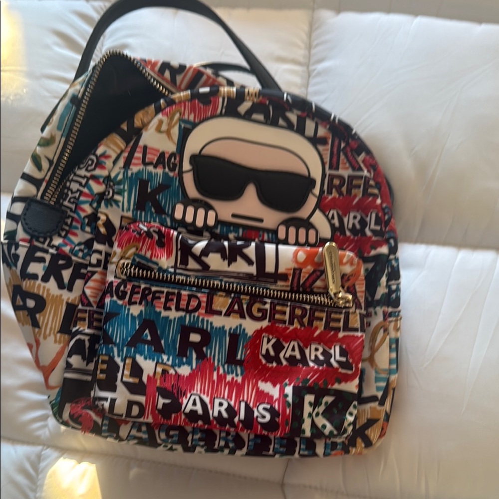 Karl Lagerfeld Amor Graphic Backpack